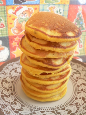 ほんのり和風☆　かぼちゃのパンケーキ