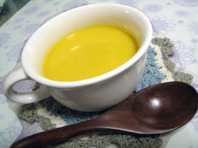 絶品！ペンションのかぼちゃスープ