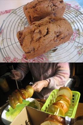 干しりんごのプチパウンドケーキ
