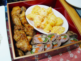 うちのおせちメニューエビのマヨ和えもどき