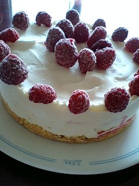 簡単!二層のレアチーズケーキ