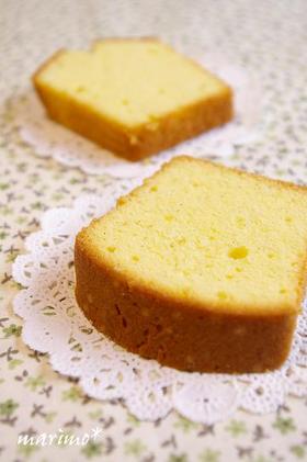 シンプルで極上な☆バニラパウンドケーキ