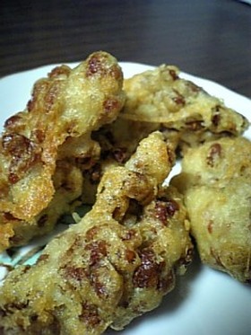 ラクっ！ウマっ！の納豆の天ぷら