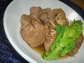 豚ヒレ肉のかんたん角煮☆