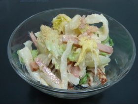 簡単☆白菜サラダ~からしがピリッ~