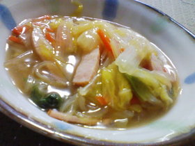 簡単♪白菜とハムのとろ～り煮♪