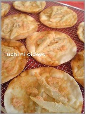 ●明太マヨ●　ごぼう＆餃子の皮