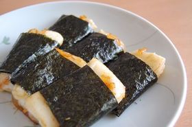 ゆず茶で磯辺餅☆