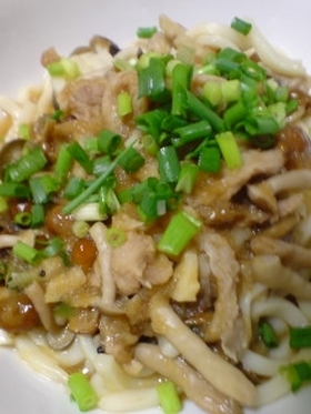 鍋ひとつ!大根おろし&なめこの焼うどん風