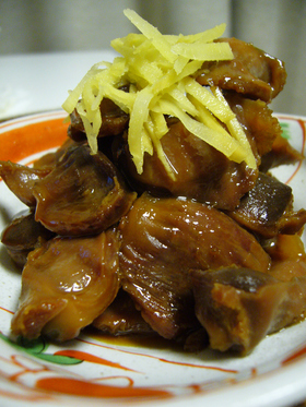 ■砂肝の甘辛煮■