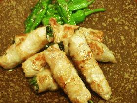 豚肉のしそ（大葉）＆海苔ロール焼き
