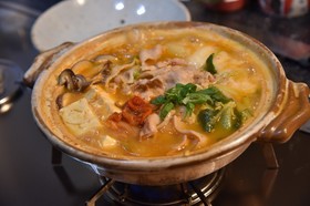 マイルド♪味噌キムチ鍋