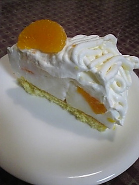 みかんケーキ(モンブラン風)
