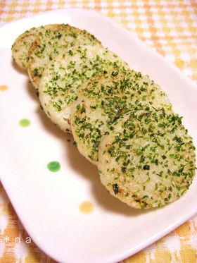 長芋♡塩青のり焼き