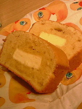 クリームチーズをそのまま！パウンドケーキ
