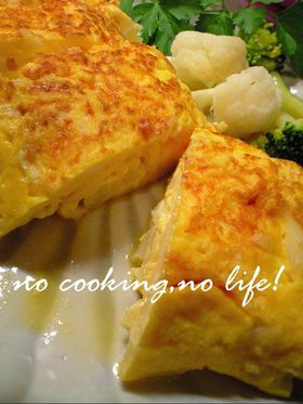 コロコロ♪カリフラワーのチーズオムレツ♪