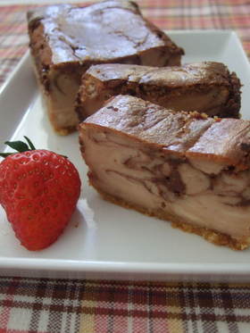 濃厚!チョコクリームチーズケーキ☆