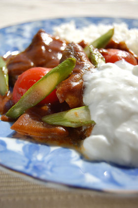 鱈とたっぷり野菜の地中海カレー