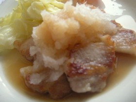 塩豚のソテー✿おろしポン酢でさっぱりと♪