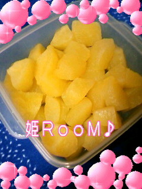 レンジde林檎のコンポート♪