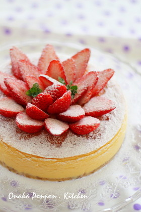 ＮＹチーズケーキ　混ぜるだけ♡　