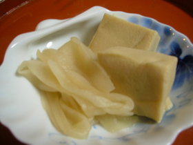 かんぴょうと高野豆腐の含め煮