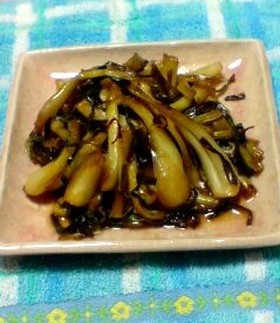 エシャロットの甘酢炒め