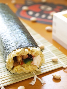 カレー風味の恵方巻き