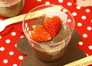 バレンタインに♪５分でチョコプリン
