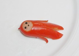 赤ウインナー星人　☆キャラ弁のおかず☆