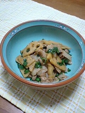れんこん＆豚バラで酢っぱウマッ♪