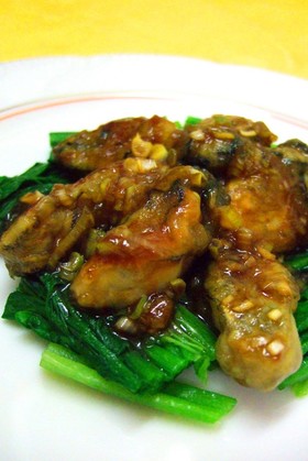 オイ酢ターで♪牡蠣のさっぱり焼き