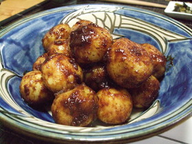 新じゃがの味噌煮　☆