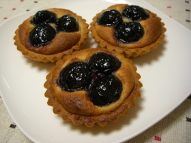 ダークチェリーのタルト