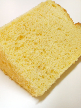 甘さかなり控えめ☆プレーンシフォンケーキ