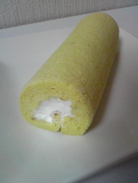 卵１個で！ちっちゃいロールケーキ♪