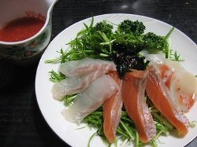 春サラダ：いちごドレッシング