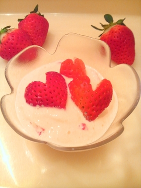 超簡単!とろけるヘルシーアイス♡