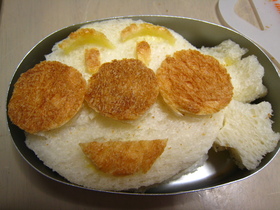 食パンでアンパンマン☆
