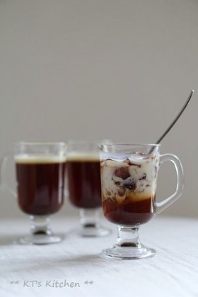 コンデンスミルクシナモン☆コーヒーゼリー