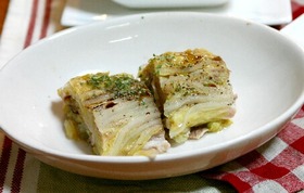 豚バラと白菜のミルフィーユ仕立て☆