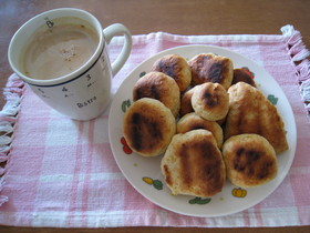 ホットケーキミックスでバナナスコーン