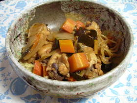 手羽元と切り干し大根の和風マーマレード煮
