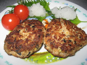 ひじき入り豆腐ハンバーグ