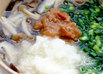 きのこたっぷり雪見にゅうめん
