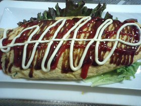 ♡♥しっかりオカズの納豆オムレツ♥♡