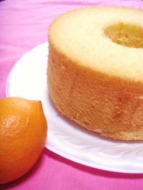 ほんわか♪蜂蜜れもんシフォンケーキ☆
