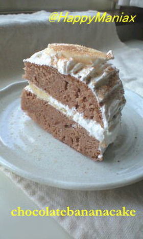 炊飯器deチョコバナナcake