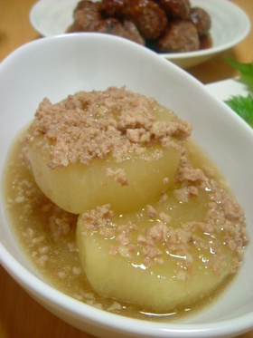 トロ～り☆大根のそぼろあん