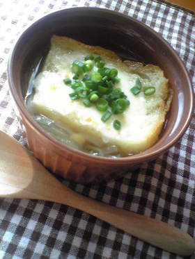 ｵﾆｵﾝｸﾞﾗﾀﾝｽｰﾌﾟ*鰹だしで♪